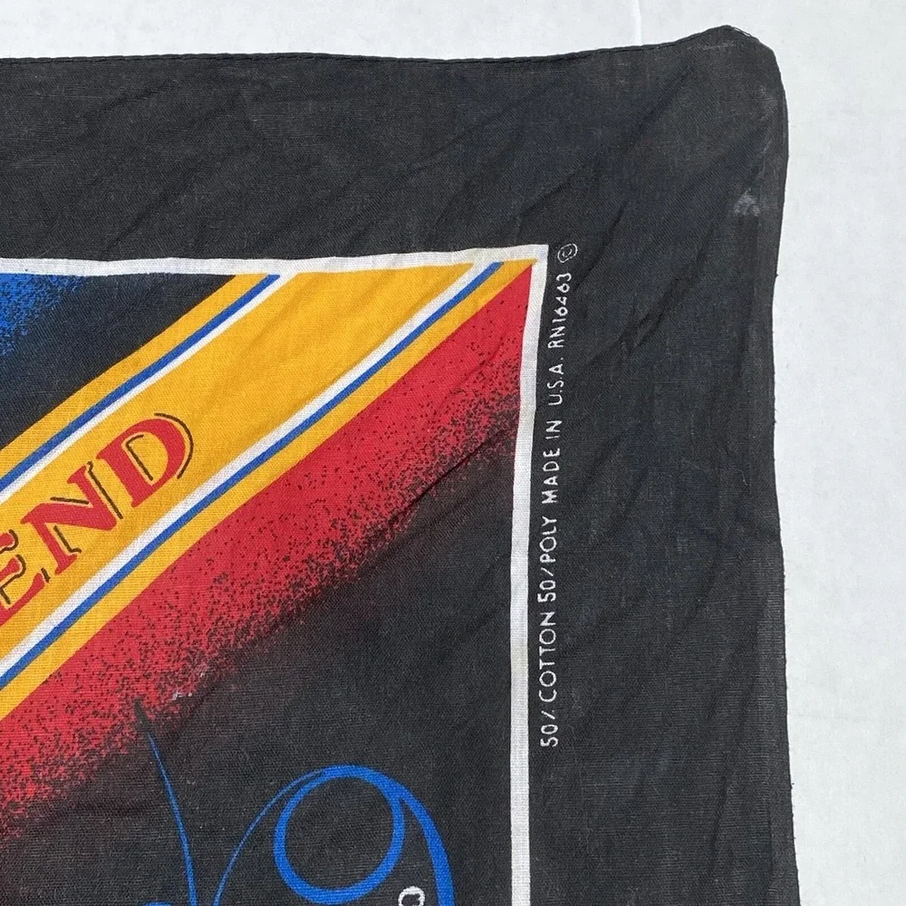 New VTG Harley Davidson Scarf Bandanna Eagle Flag 21